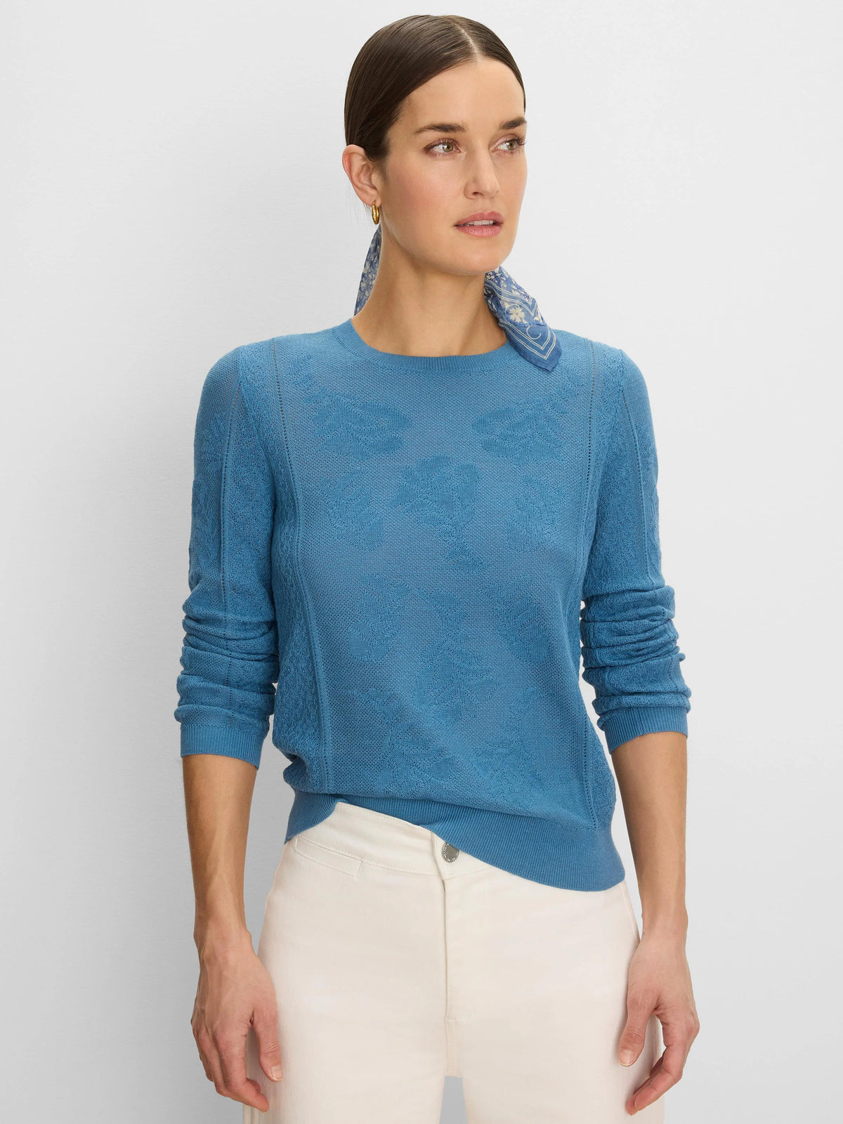 Jacquard Lace Sweater