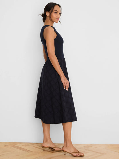 Diamond Eyelet Sofia Dress