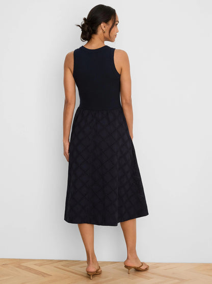 Diamond Eyelet Sofia Dress