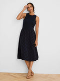 Diamond Eyelet Sofia Dress