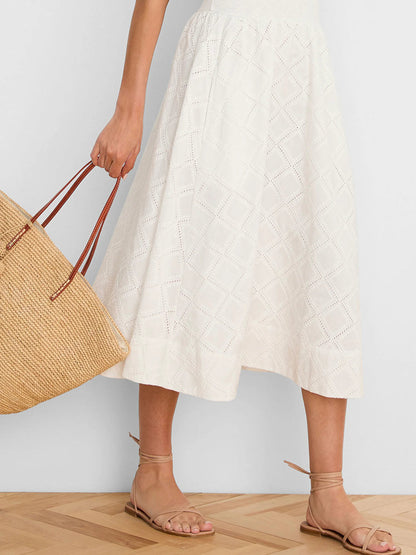 Diamond Eyelet Sofia Dress