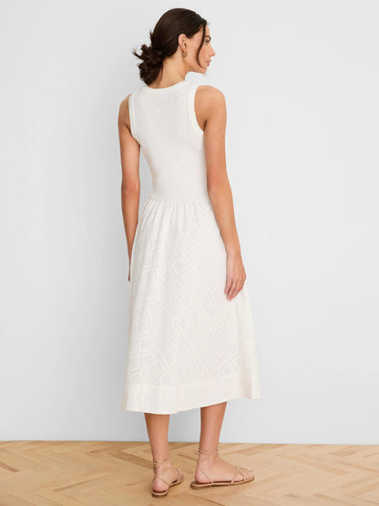Diamond Eyelet Sofia Dress