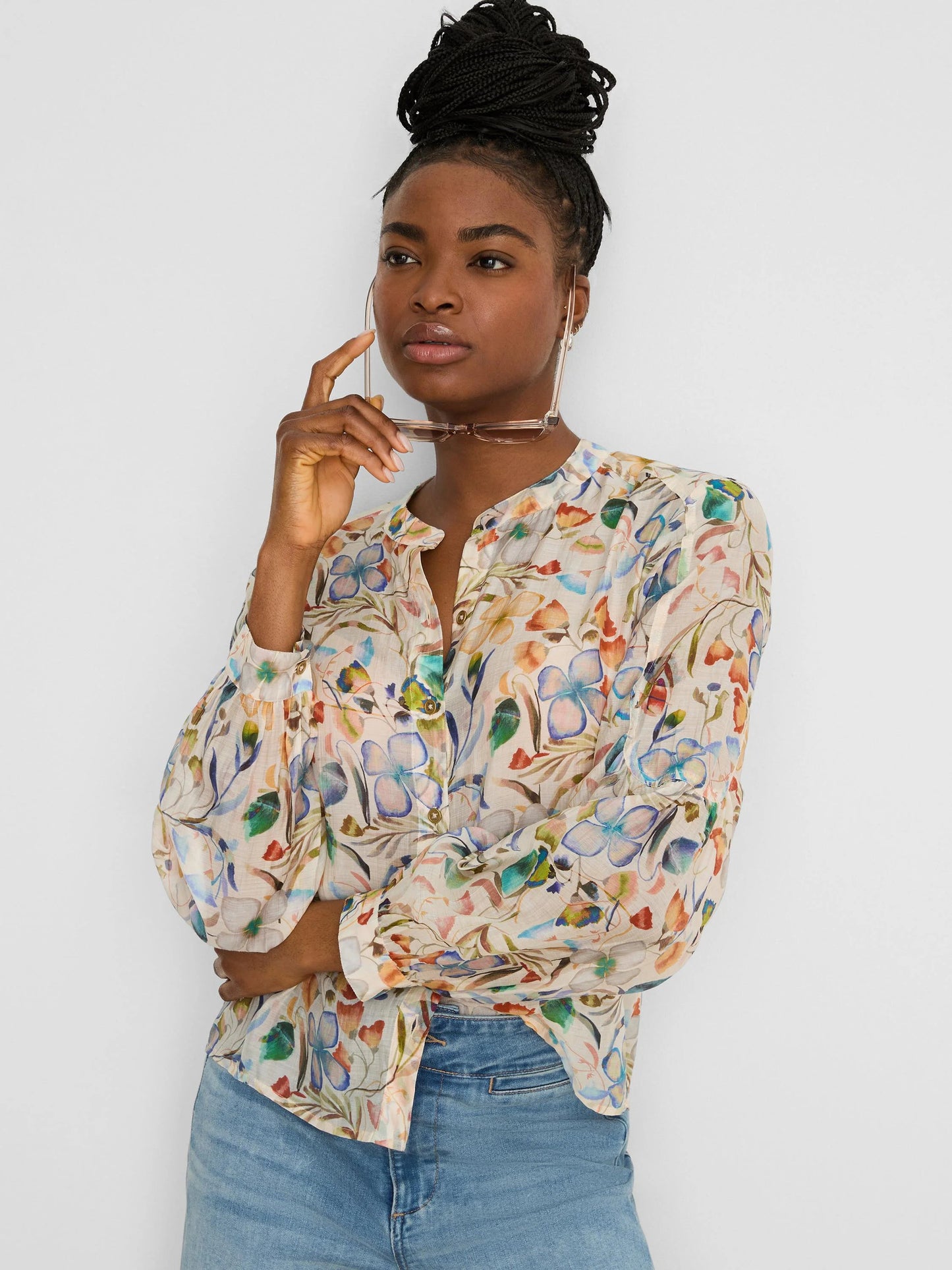Pressed Flowers Femme Detail Shirt