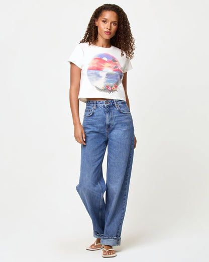 Merci Baby Tee - Airbrush Tourist Tee