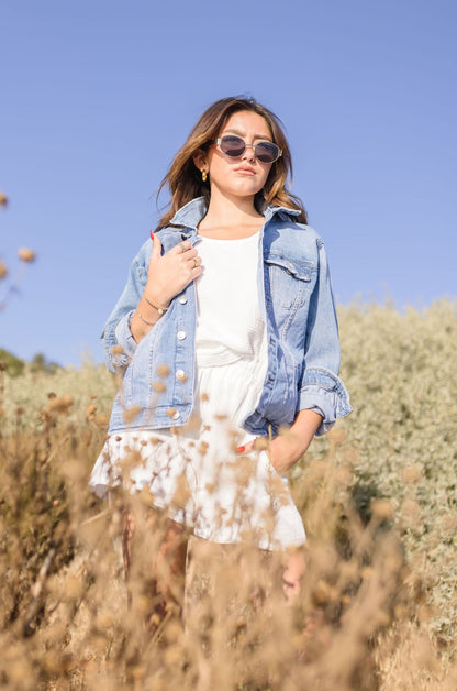 Dominique Denim Jacket Medium Wash