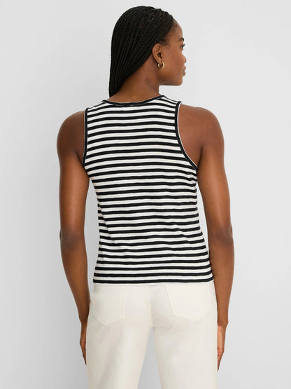 NZT Stripe Cape Rib Tank