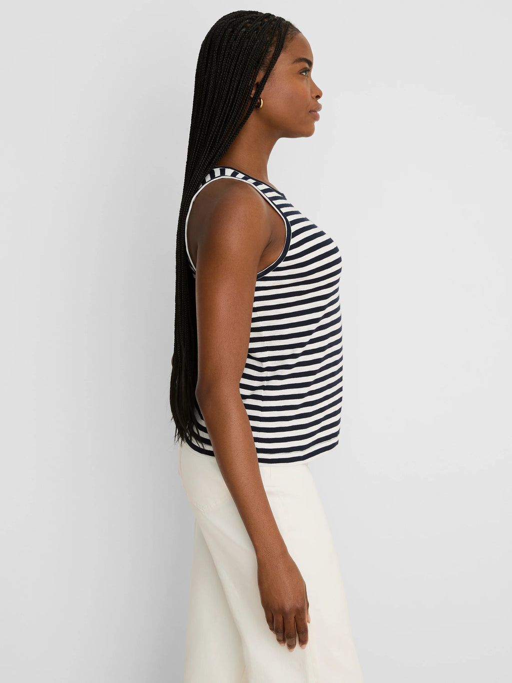 NZT Stripe Cape Rib Tank