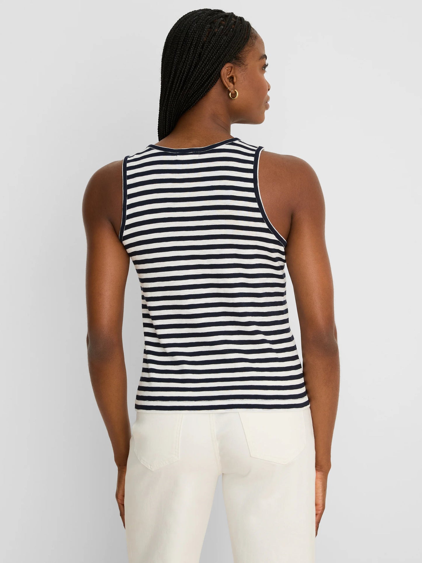 NZT Stripe Cape Rib Tank