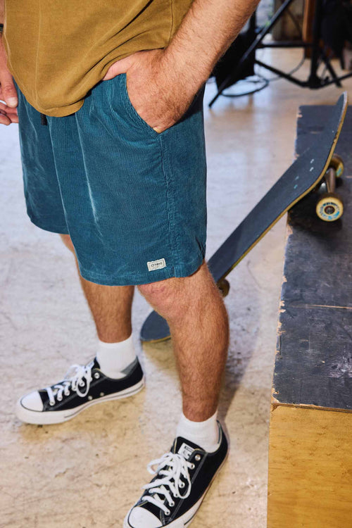 O'Riginals Cord Elastic Waist 18" Shorts