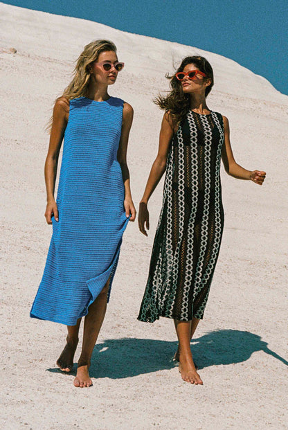 Paloma Dress In Lagoon