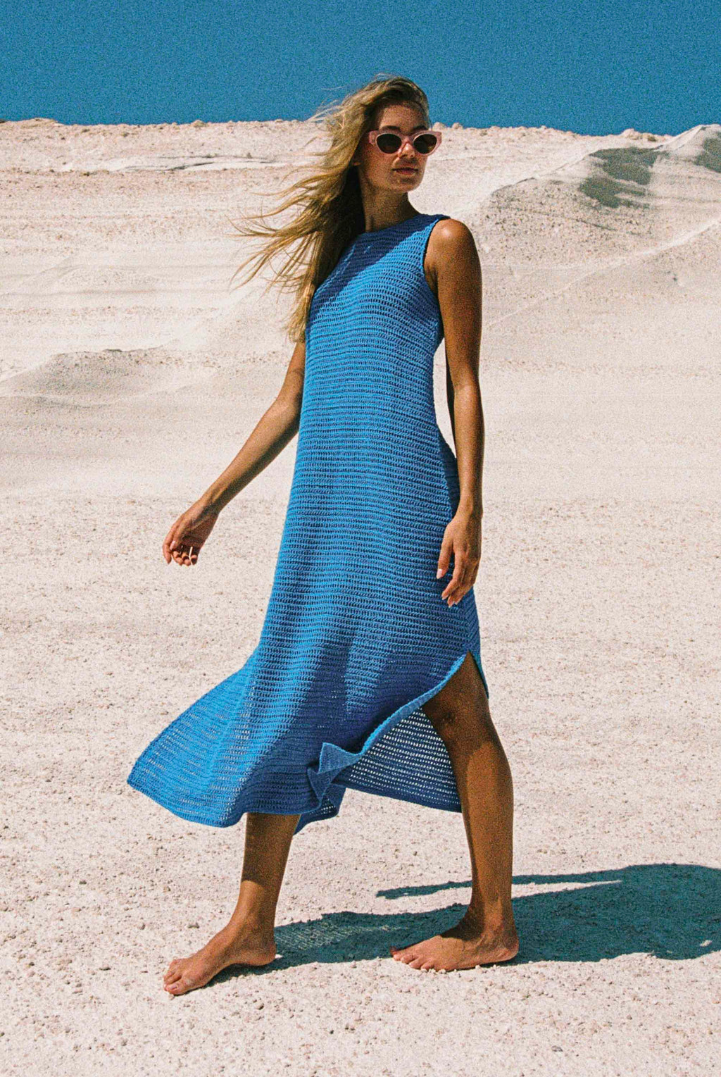 Paloma Dress In Lagoon