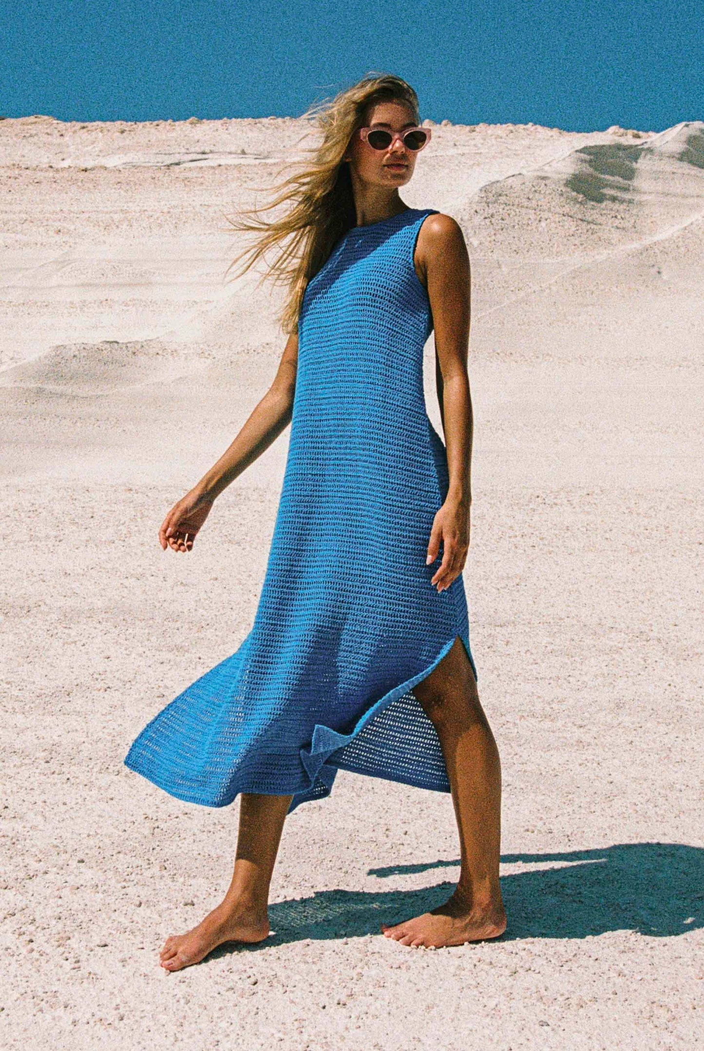 Paloma Dress In Lagoon