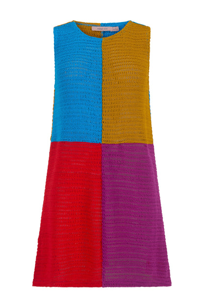 Poolside Mini Dress In Tamarind