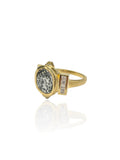Tat2 Designs Gold Leon Coin Ring