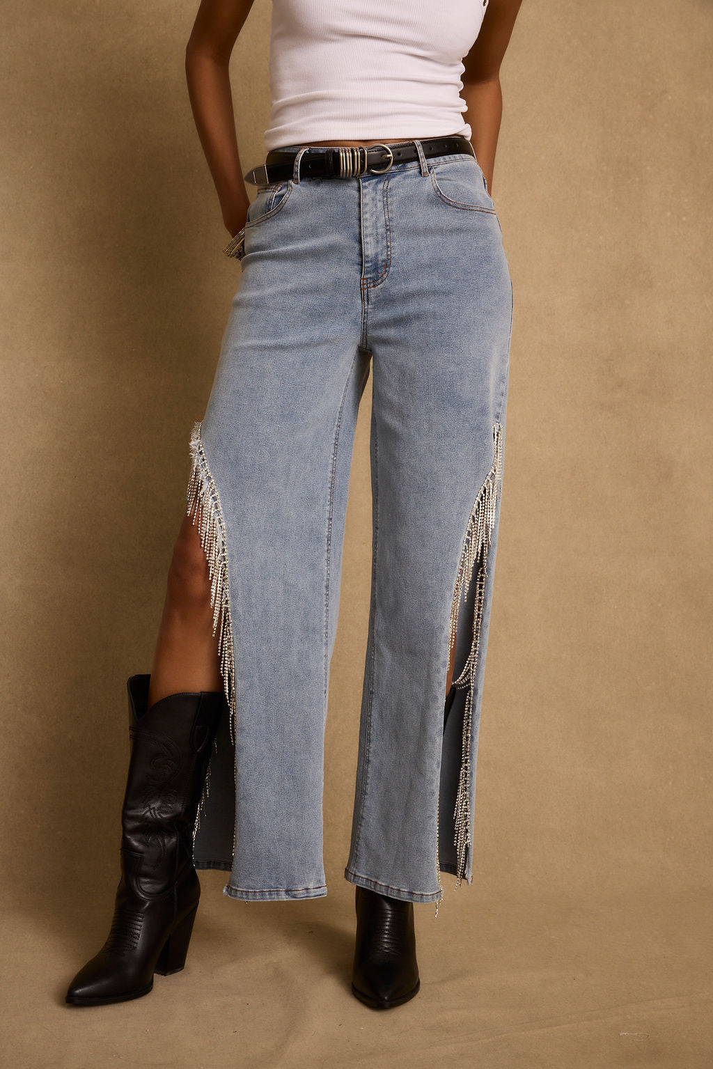 Renegade Diamonte Embellished Jeans