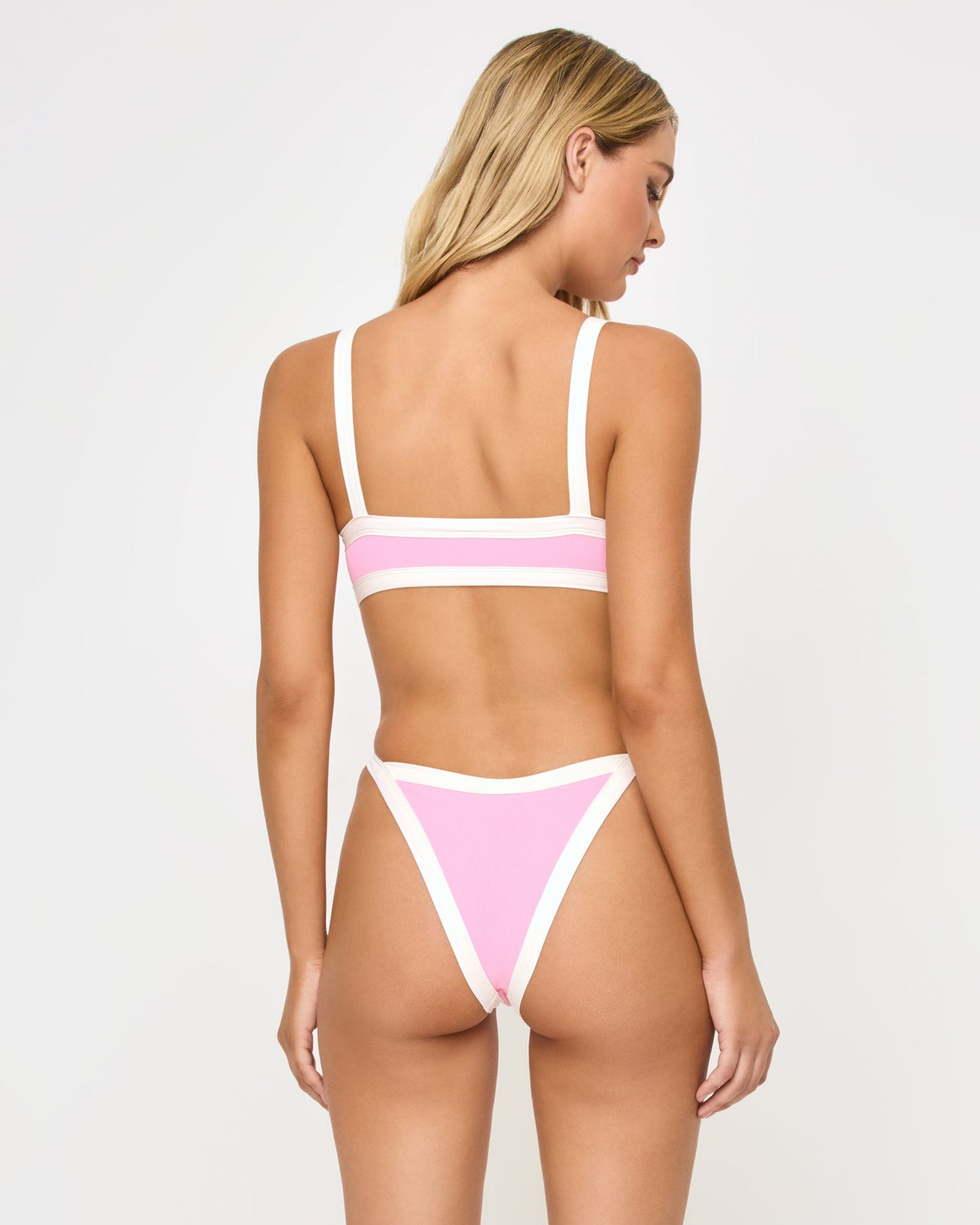 Taylor Bikini Top - Pink Sugar Cream