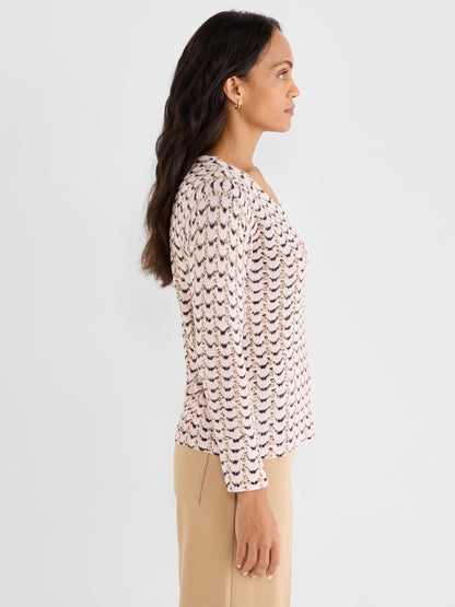 Mosaica Cotton Cord Sweater