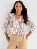 Mosaica Cotton Cord Sweater