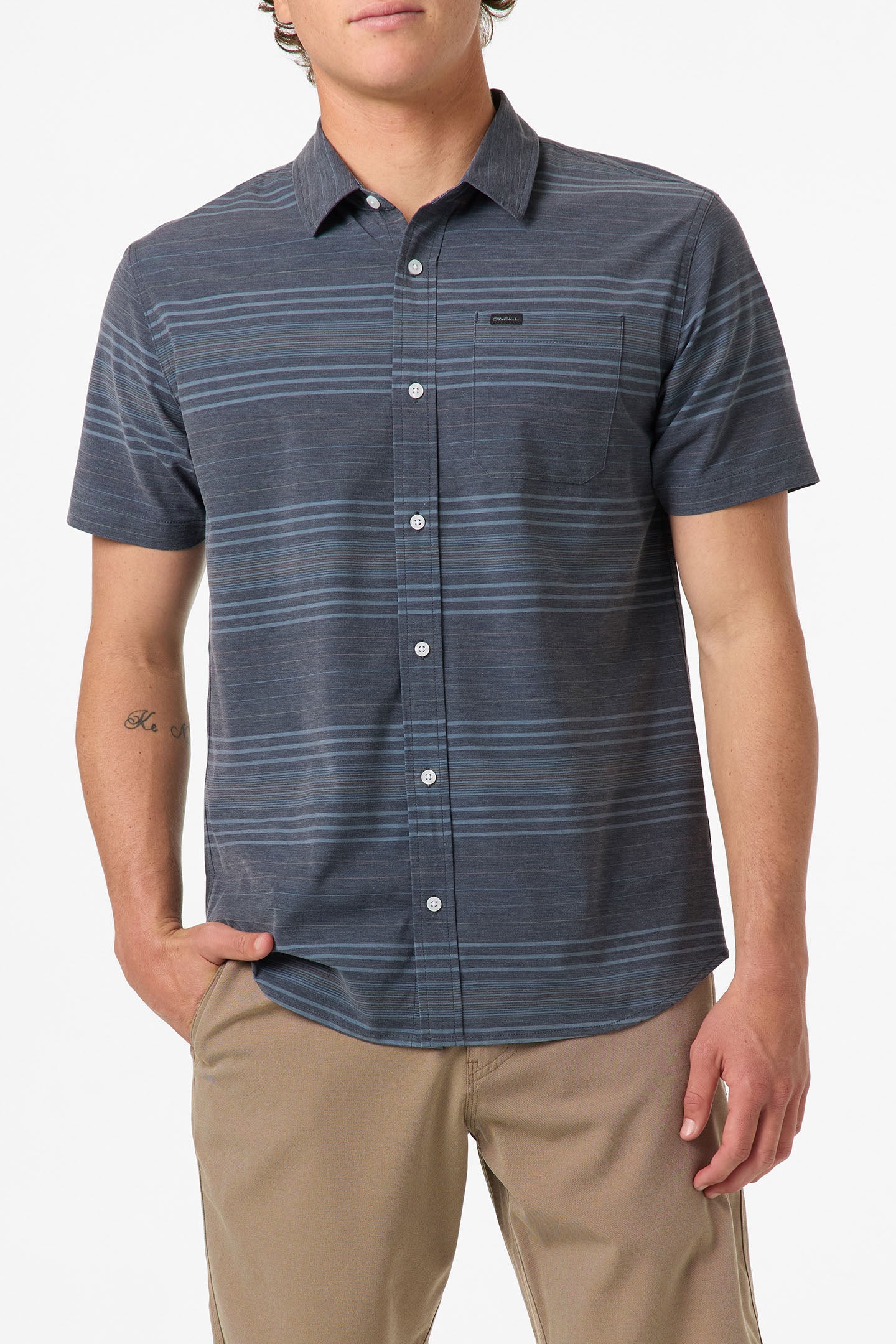 TRVLR UPF Traverse Stripe Standard Fit Shirt