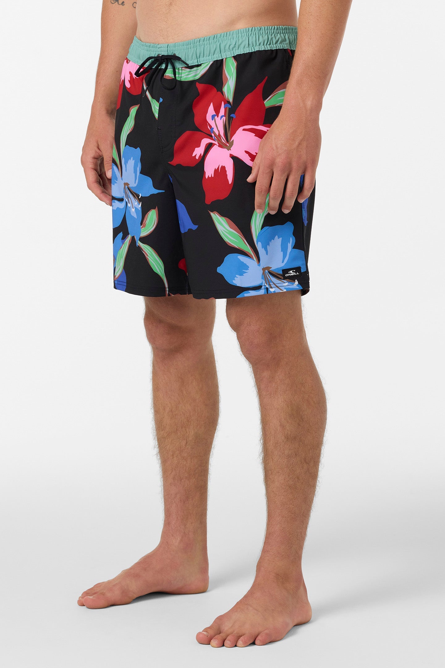 Hermosa Elastic Waist Lined 17" Swim Trunks