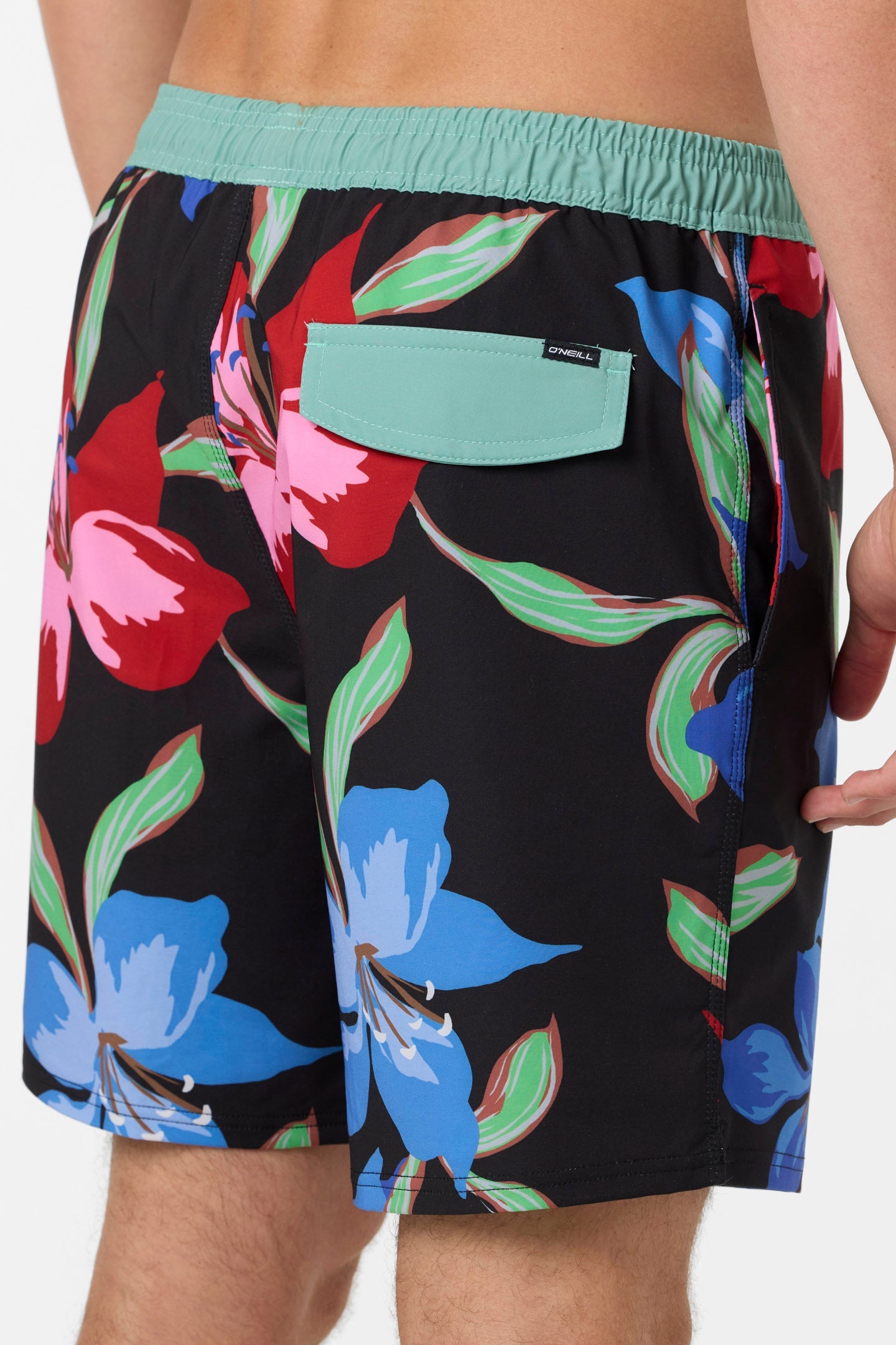 Hermosa Elastic Waist Lined 17" Swim Trunks