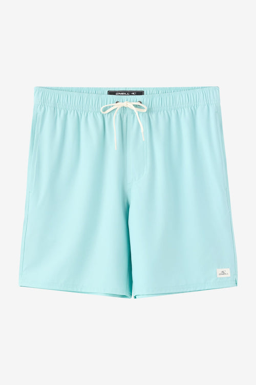 Lennox Hermosa Solid Volley 17" Swim Trunks