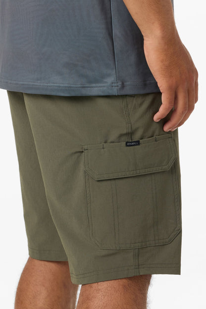 TRVLR Cargo 20" Hybrid Shorts
