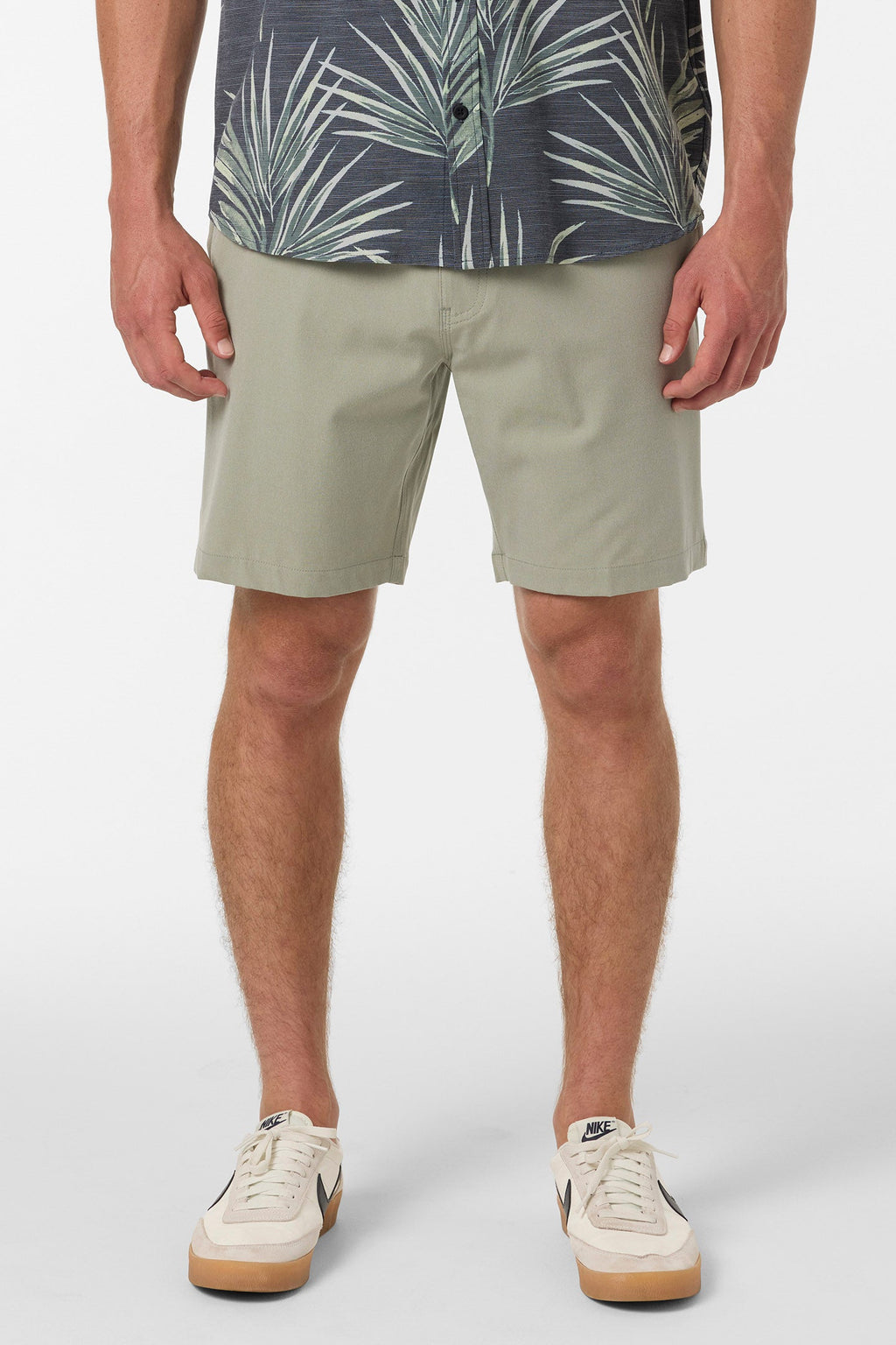 Reserve Light Check Elastic Waist 18" Hybrid Shorts