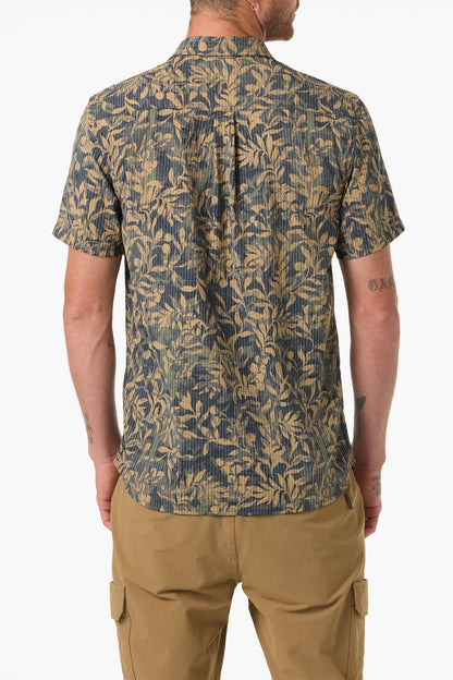 TRVLR Perforated Printed Standard Fit Shirt