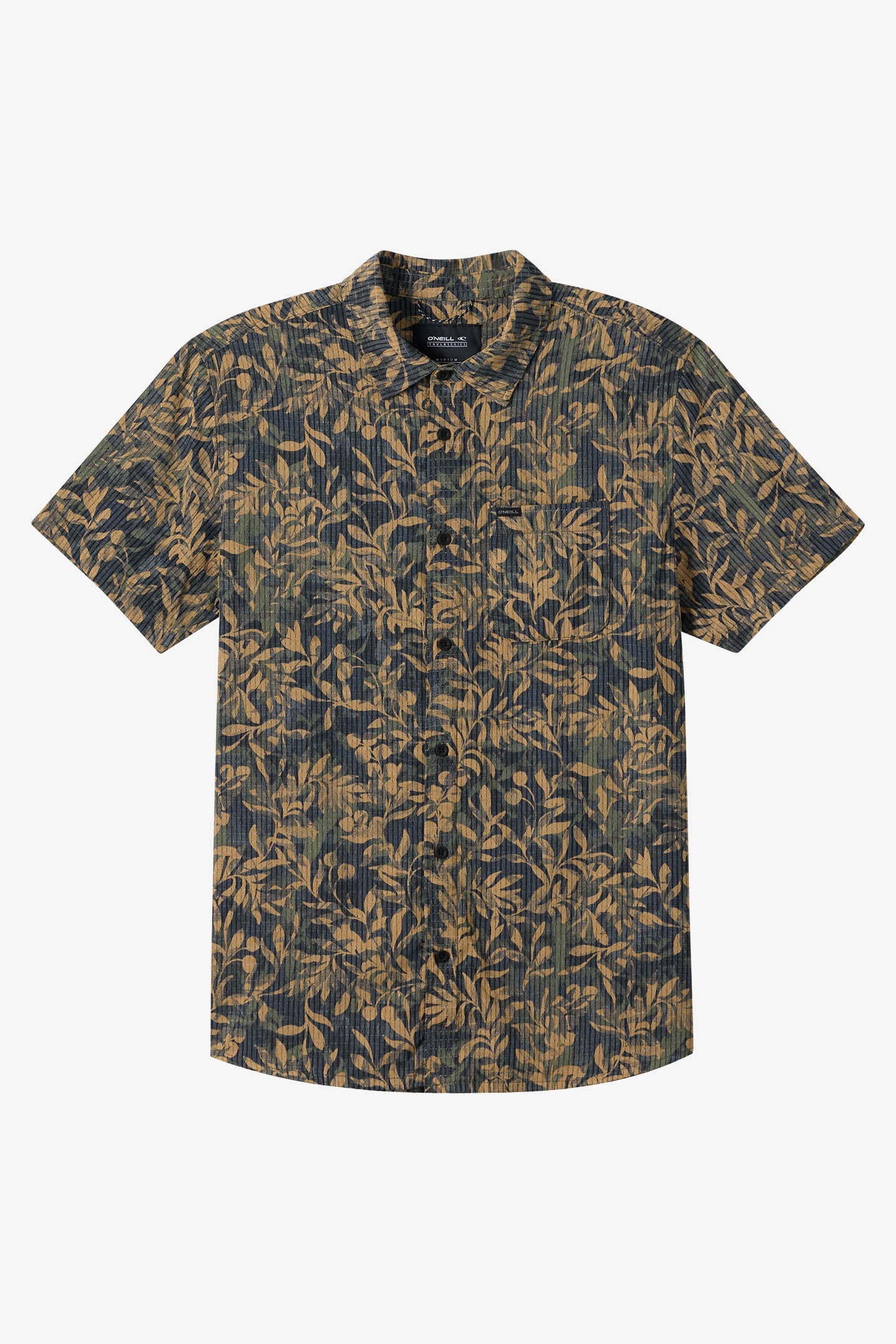 TRVLR Perforated Printed Standard Fit Shirt