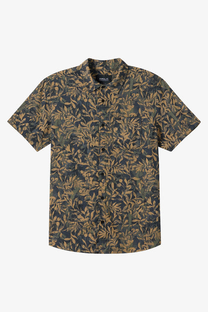 TRVLR Perforated Printed Standard Fit Shirt