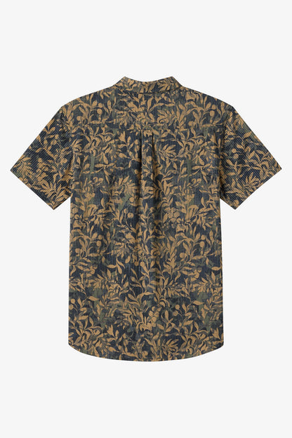 TRVLR Perforated Printed Standard Fit Shirt