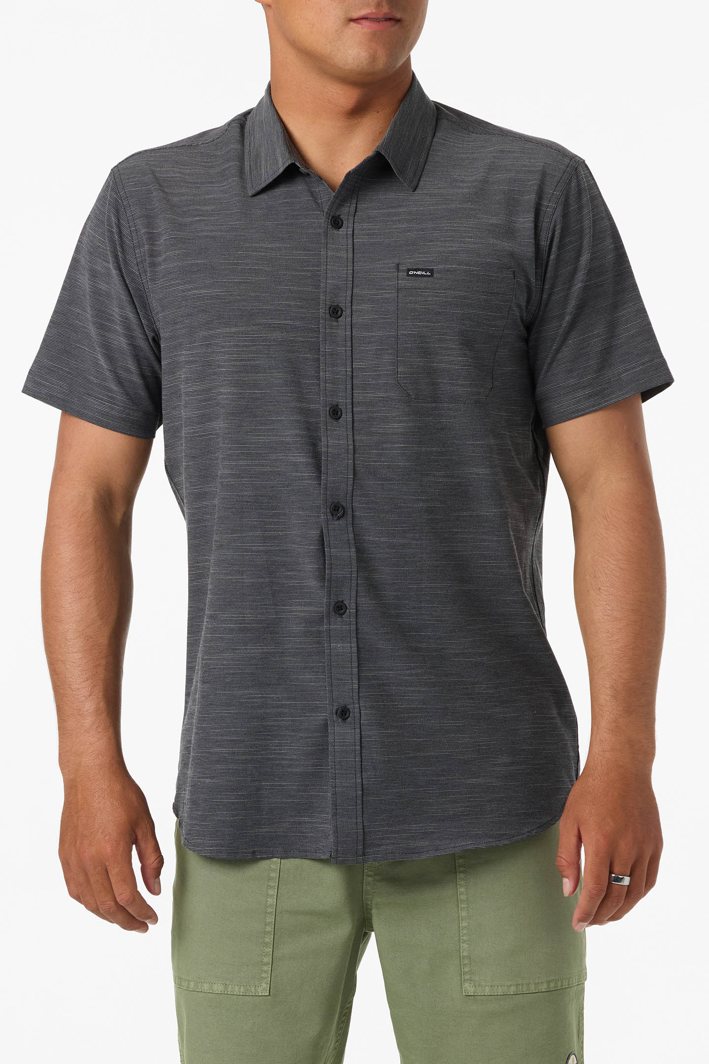 UPF Slub Solid Standard Fit Shirt