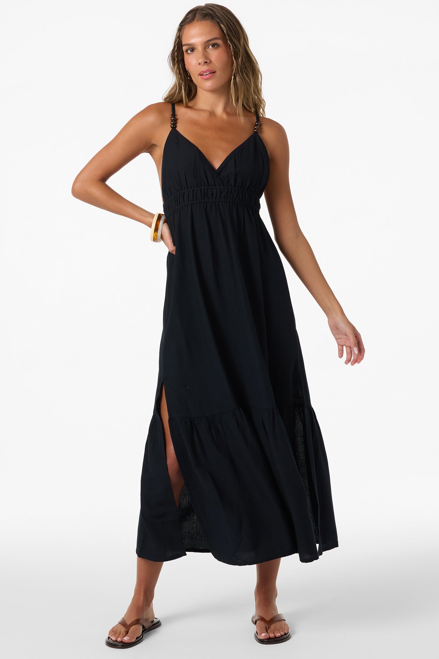 Julez Solid Midi Dress