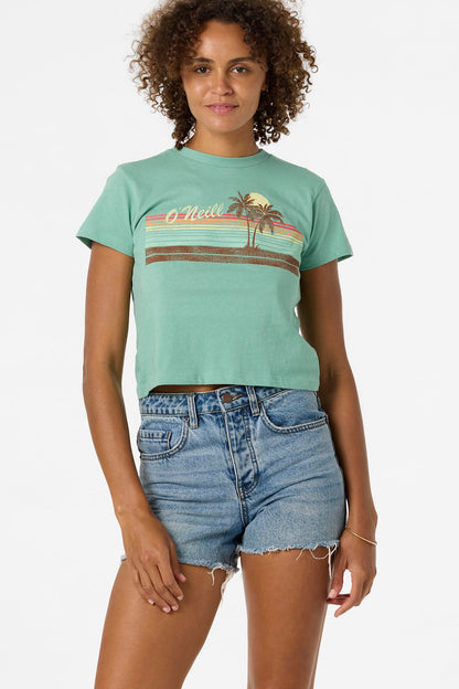 Retro Stripe Fitted Tee