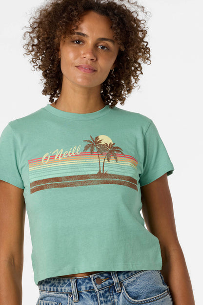 Retro Stripe Fitted Tee