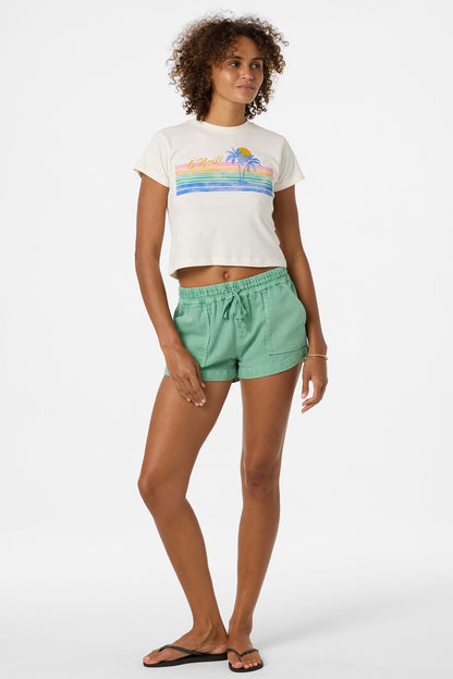 Retro Stripe Fitted Tee