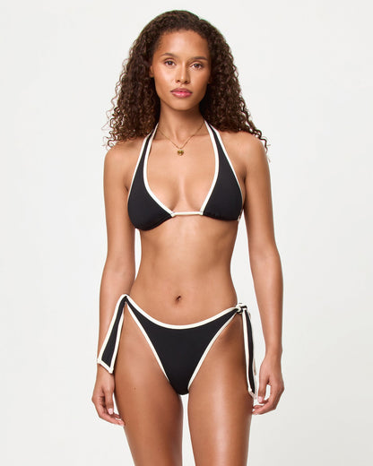 Mac Bikini Top - Black-Cream