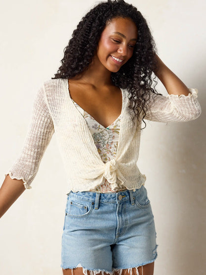 Presley Layering Cardigan - Ivory