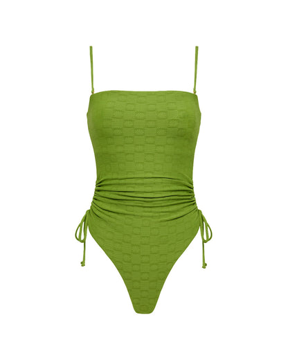 x The Salty Blonde Elise One Piece Swimsuit - Verdant