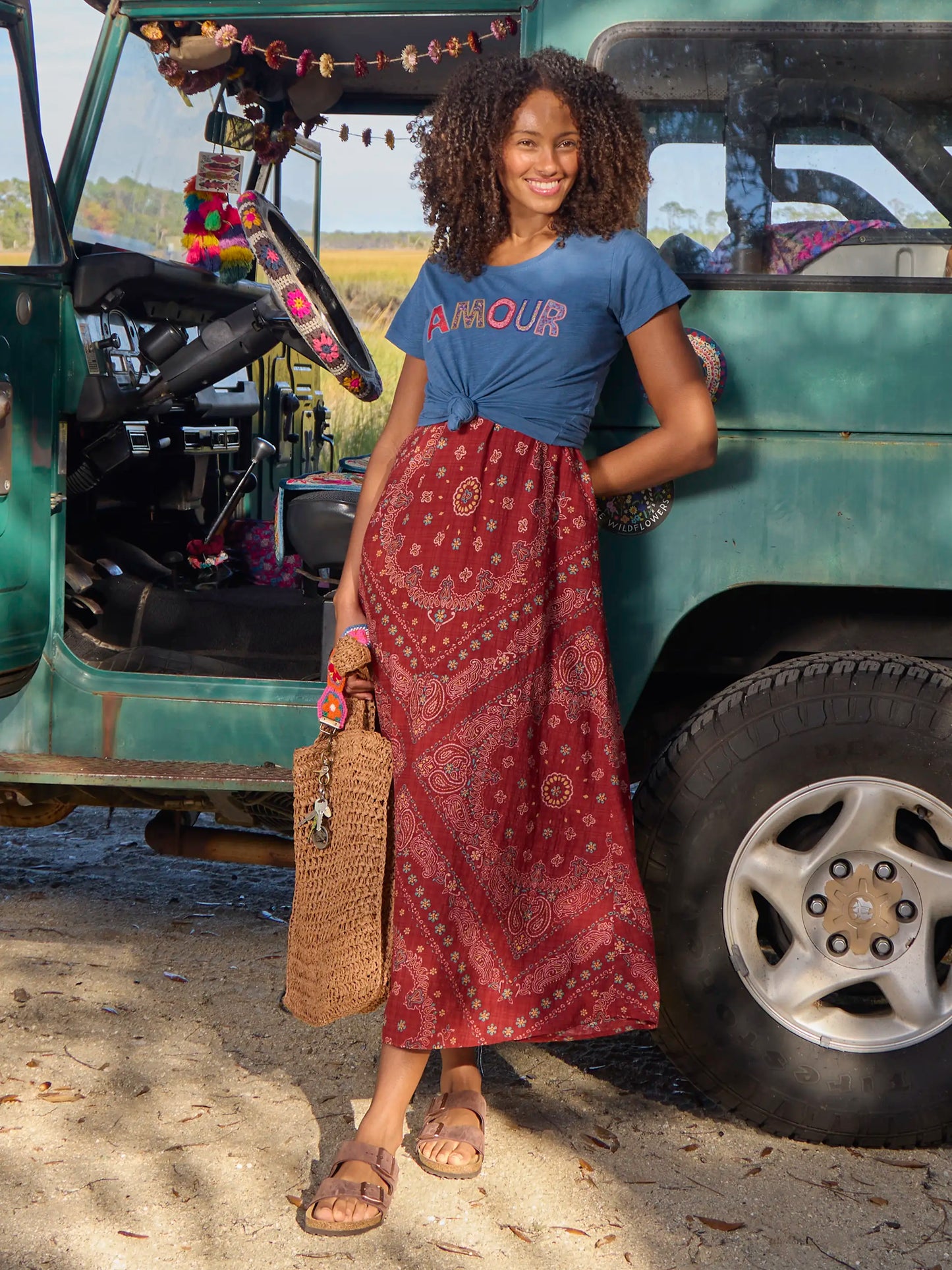 Perfect Fit Applique Tee - Amour
