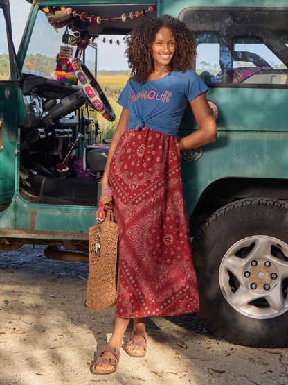 Perfect Fit Applique Tee - Amour