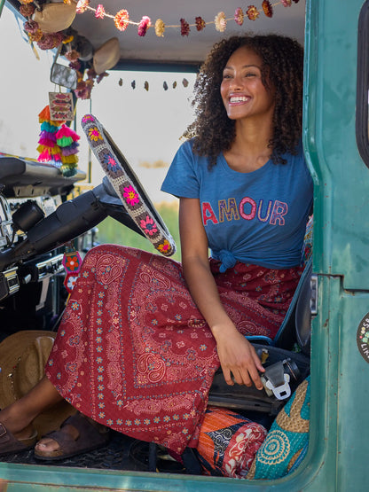Perfect Fit Applique Tee - Amour