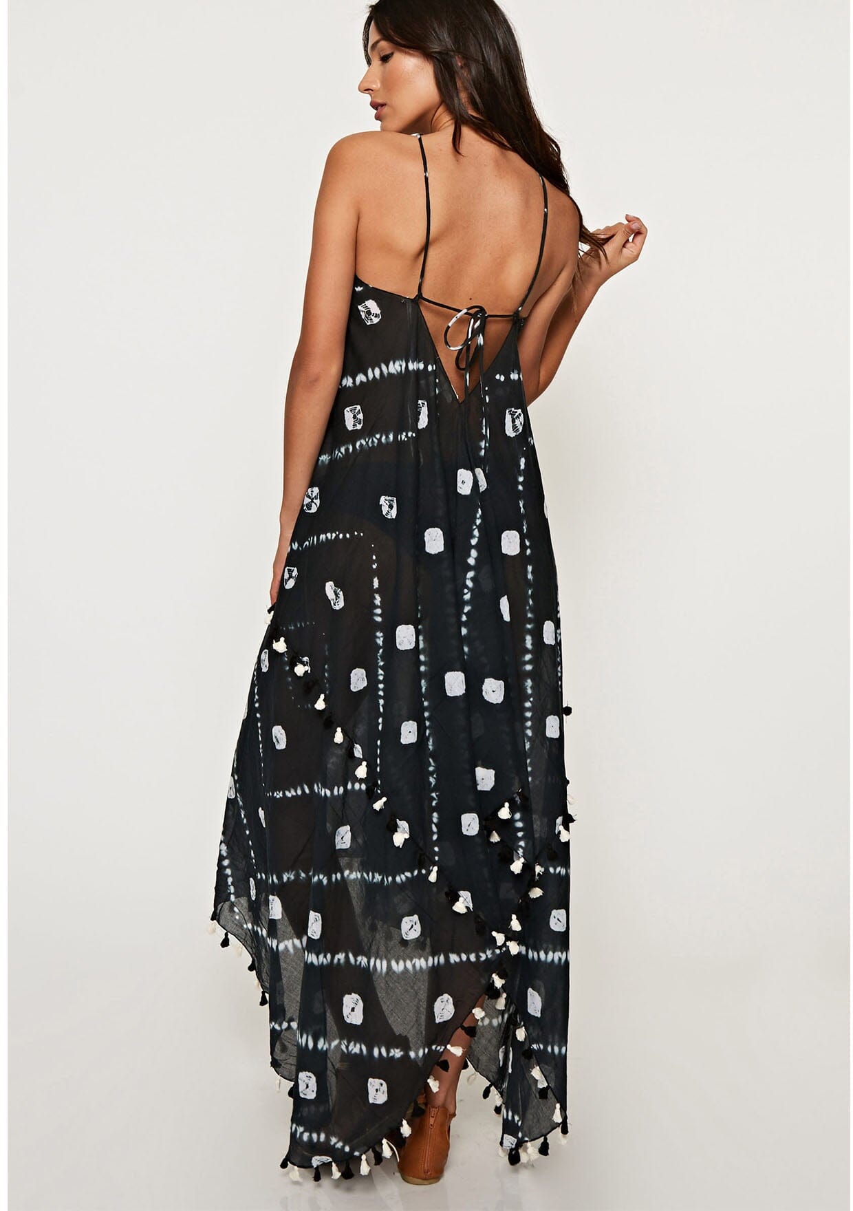 Tahiti Tie-Dye Halter Dress