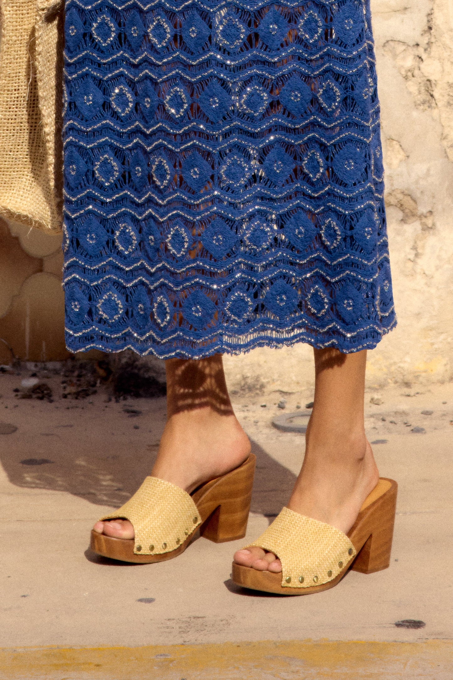 Donna Heels In Raffia