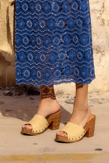 Donna Heels In Raffia
