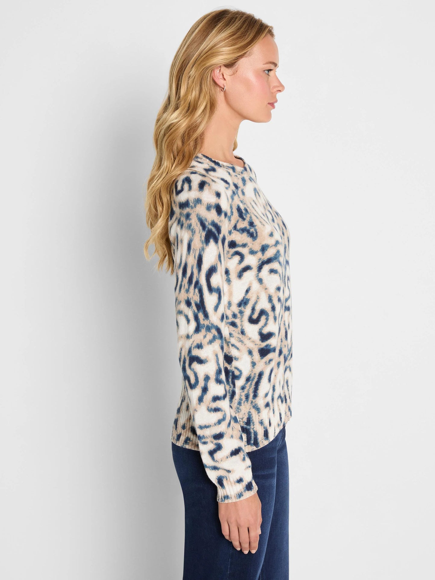 Blurry Leaf Supersoft Sweater