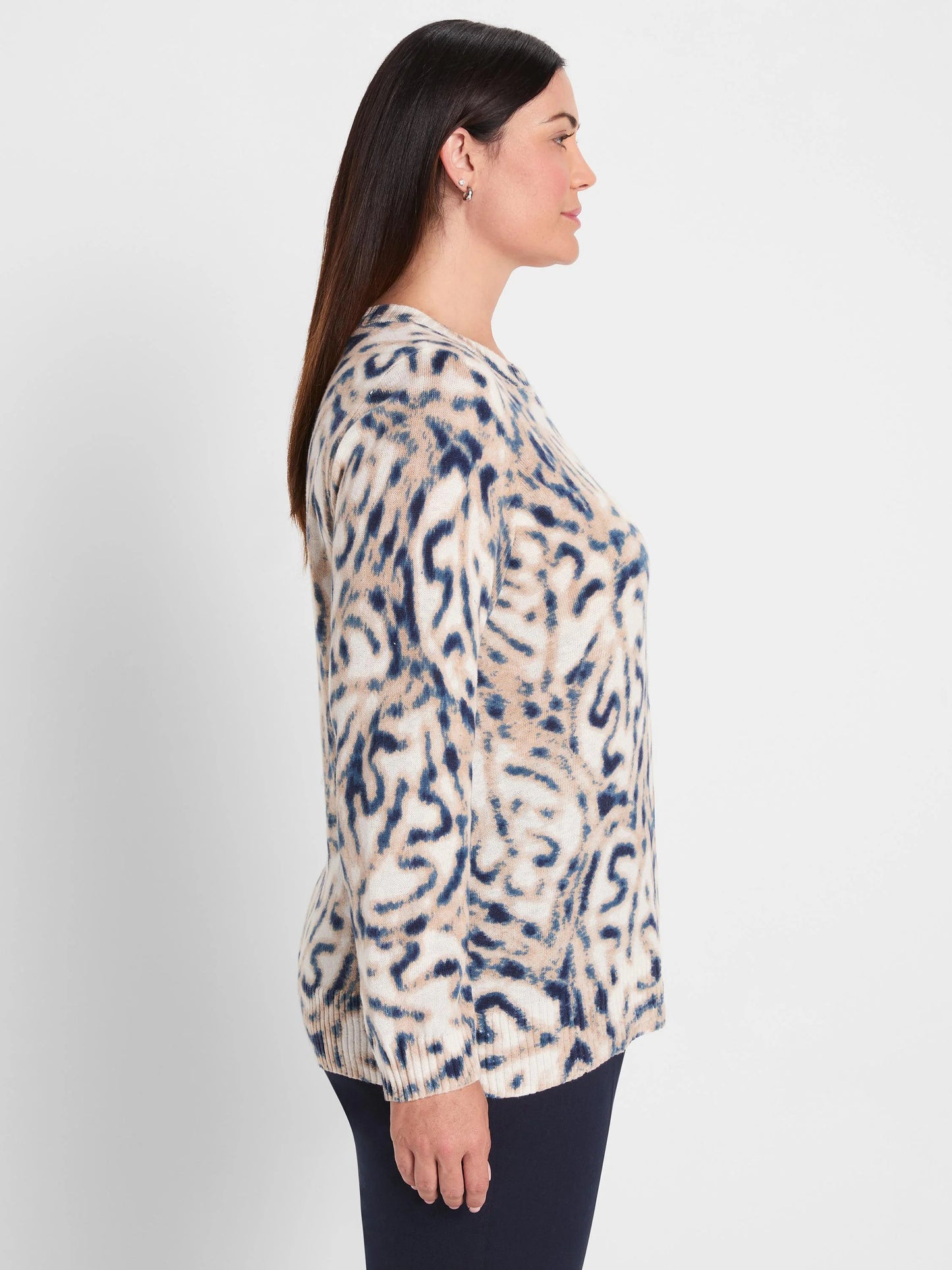 Blurry Leaf Supersoft Sweater