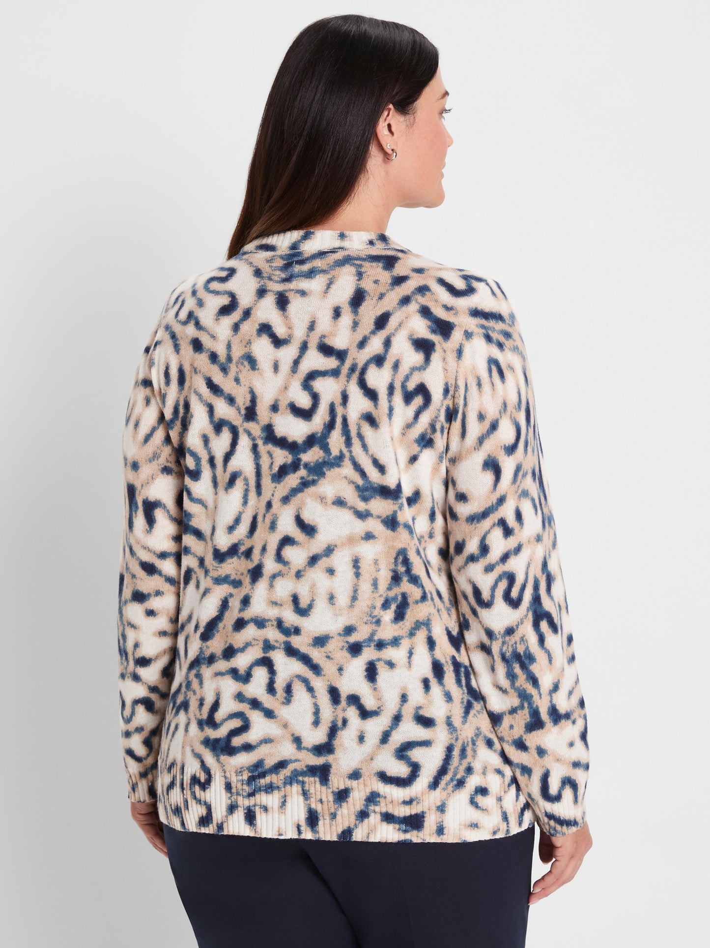 Blurry Leaf Supersoft Sweater