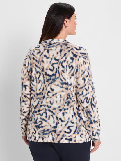 Blurry Leaf Supersoft Sweater